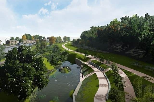How the stretch of Bradford Beck could look