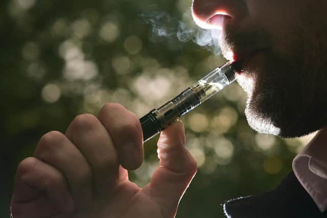 'Is there anything more irritating than a sickly, sweet-smelling vape cloud?' PIC: PA