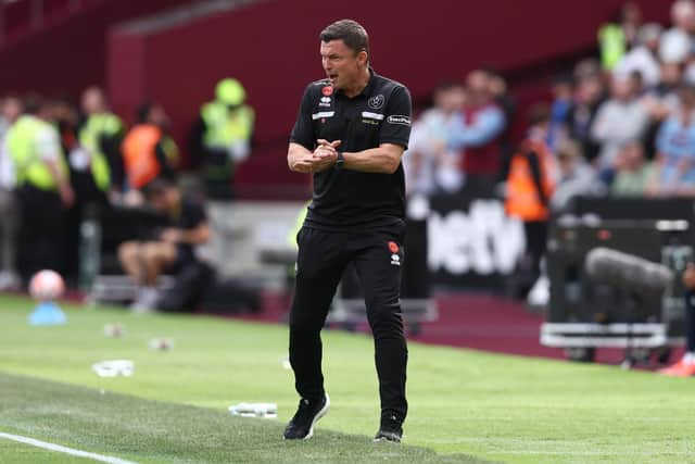 QUESTIONS. Sheffield United manager Paul Heckingbottom