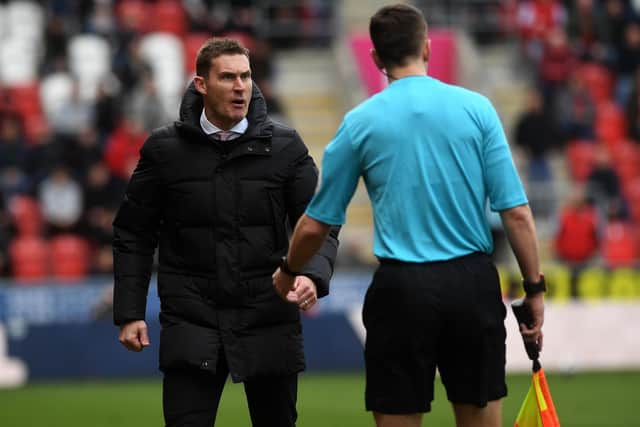 COMPLIMENTARY: Rotherham United manager Matt Taylor