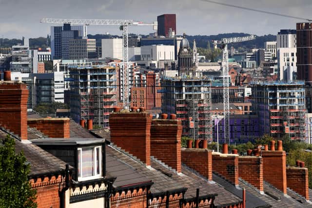 A view of the Leeds Skyline from Beeston, Leeds. PIC: Simon Hulme