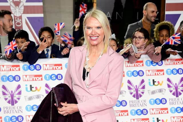 Anneka Rice arriving for the Pride of Britain Awards in 2019. Picture: Ian West/PA Wire.