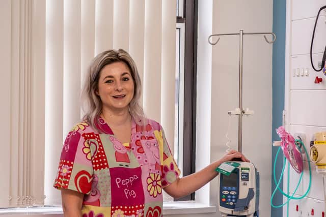Paediatric doctor Dr Kate Parmenter photographed in the Children's Clinical Research Facility of the Leeds General Infirmary. Picture: Ernesto Rogata.