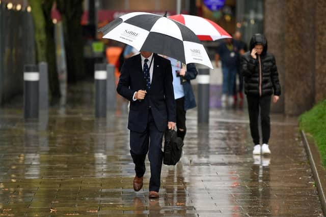 Wet weather in Leeds.
Picture Jonathan Gawthorpe