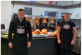 Reece Barr, 27 and his brother Jordan, 29, have set up the ‘Barr and Grill’ eatery in Stanningley, Leeds.
