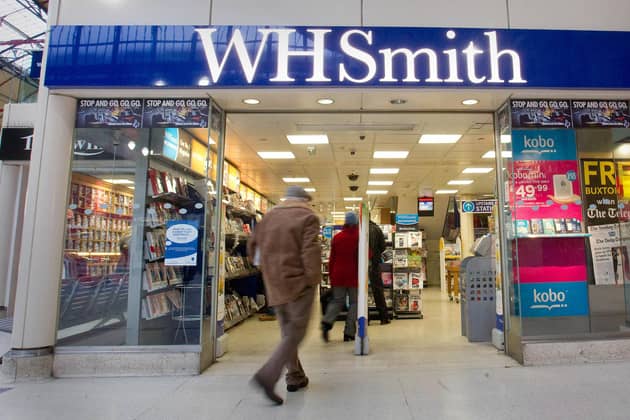 WH Smith has announced that its profits for the year have almost doubled,  Photo: Philip Toscano/PA Wire