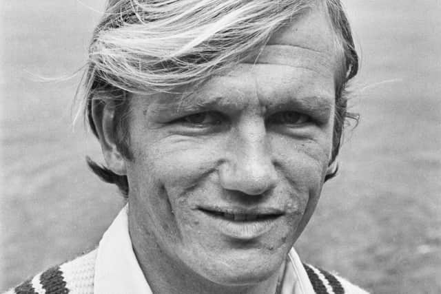 Clive Radley, the former Middlesex and England batsman, who represented his country in the late 1970s. Photo by Evening Standard/Hulton Archive/Getty Images.