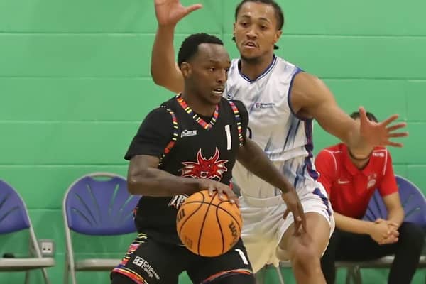 Bradford Dragons' Justin Williams (left) exploded for 29 points in the play-off quarter-final at Essex (Picture: Alex Daniel Photography)