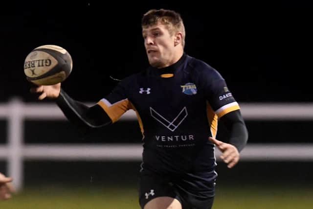 Leeds Tykes player Charlie Venables scored a try in the season opener.