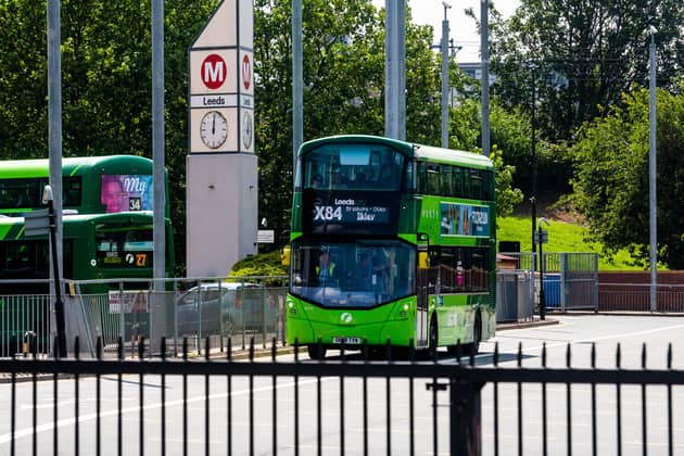 Buses at Leeds Bus Station. PIC: James Hardisty.