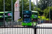 Buses at Leeds Bus Station. PIC: James Hardisty.