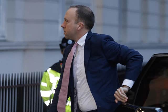 Former Health Minister Matt Hancock arrives to give evidence for the second time at the covid inquiry on November 30, 2023 in London, England. (Photo by Dan Kitwood/Getty Images)