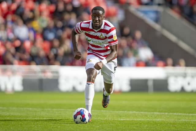 FIT AGAIN: Doncaster Rovers centre-back Joseph Olowu