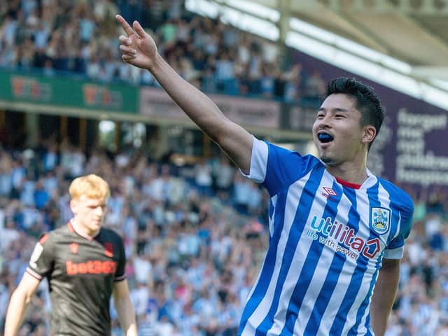 INJURY HEARTBREAK: Japan's Yuta Nakayama missed the World Cup after rupturing his Achilles playing for Huddersfield Town