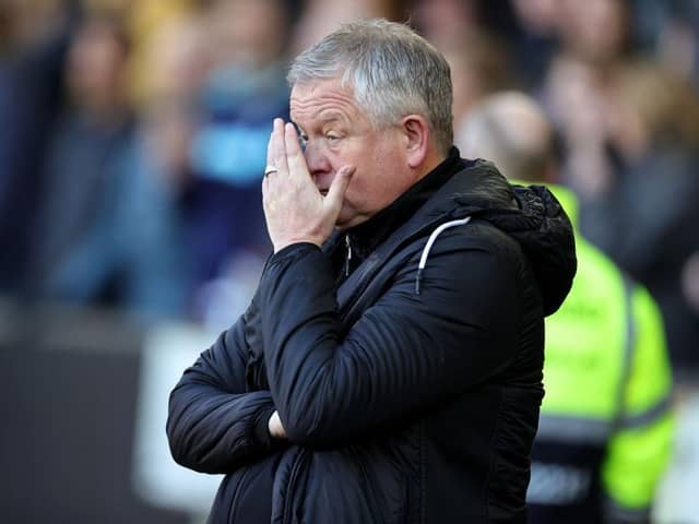 NO HIDING PLACE:  Chris Wilder knows Sheffield United cannot fear Premier League-chasing Arsenal