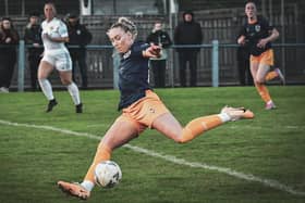 HOME COMFORTS: Hull City striker Hope Knight is enjoying playing for her hometown club again
