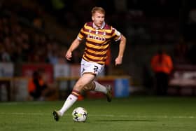 Brad Halliday netted a late equaliser for Bradford City. Image: George Wood/Getty Images