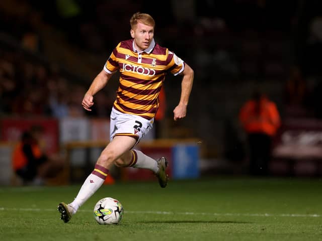 Brad Halliday netted a late equaliser for Bradford City. Image: George Wood/Getty Images