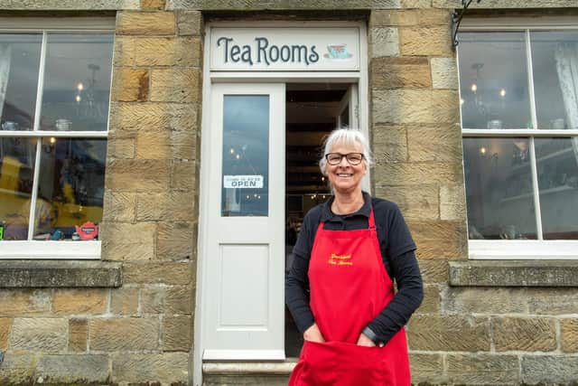 Wendy Buckley, Goathland Tea Rooms. Goathland which is on the route of Britain's most scenic bus route, the Coastliner, which has been saved from the axe with a sudden rush of tourists taking advantage of the £2 fares.  Picture by Yorkshire Post Photographer Bruce Rollinson