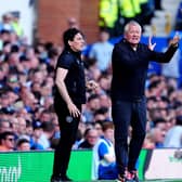 Sheffield United manager Chris Wilder (right) gestures on the touchline during the Premier League match at Everton. Photo: Peter Byrne/PA Wire.