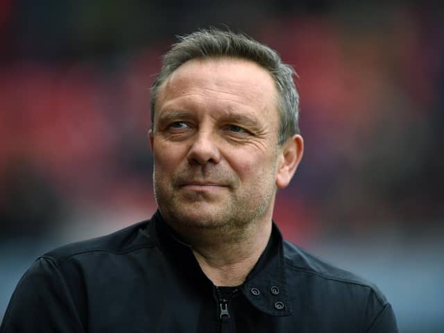 Huddersfield Town head coach André Breitenreiter, pictured at the recent Championship game at Rotherham United. Picture: Jonathan Gawthorpe.