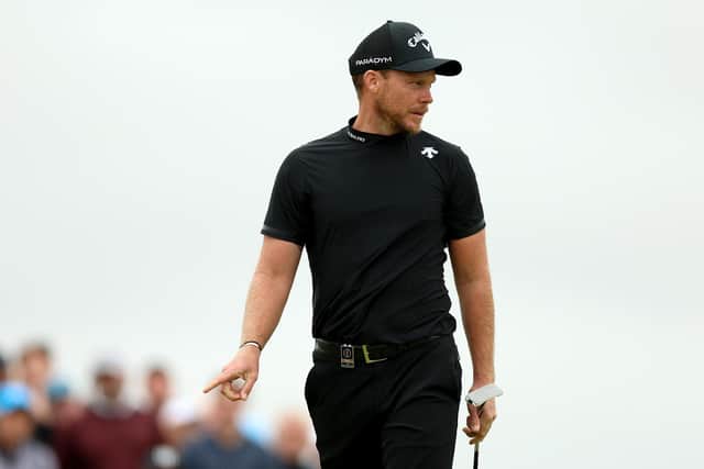 Danny Willett of England looks on on the 17th green on Day Four of The 151st Open at Royal Liverpool Golf Club on July 23 (Picture: Luke Walker/Getty Images for HSBC)