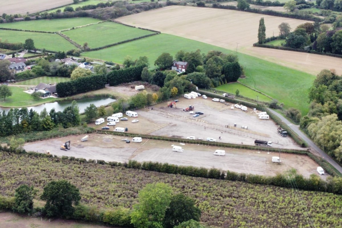 Travellers told to stop work on unauthorised site but ‘lorries are still coming’