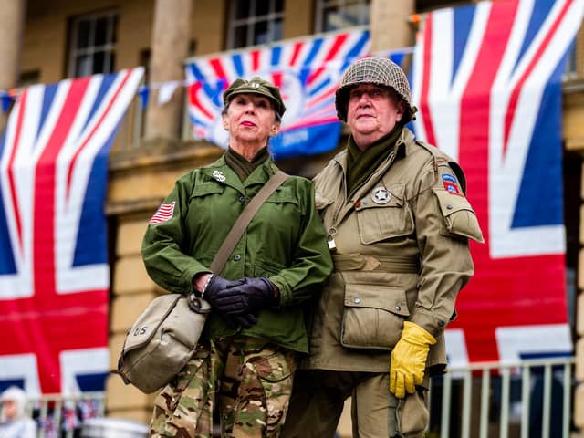 VE Day celebrations at Halifax's Piece Hall on May 4. PIC: James Hardisty