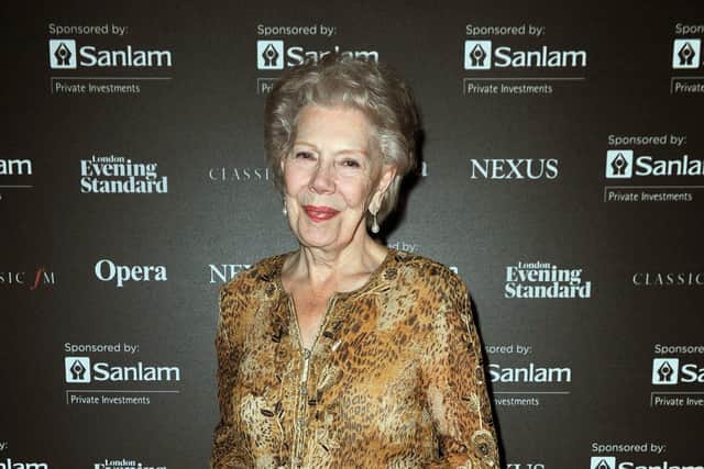 Dame Janet Baker poses during the International Opera Awards at the Hilton Hotel, London.