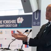 ‘Graves or the grave’: Former Yorkshire chairman Colin Graves is leading a consortium to take over at the troubled Headingley club, but has attracted plenty of criticism. (Picture: Allan McKenzie/SWPix.com)