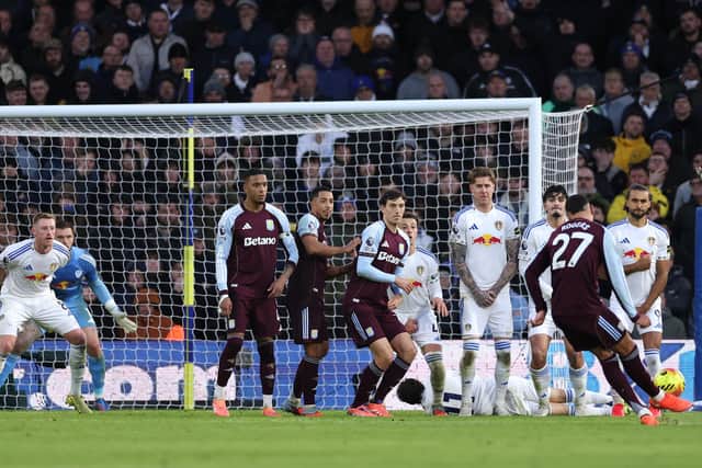 Lucas Perri was unable to keep Morgan Rogers' free-kick out on Sunday.