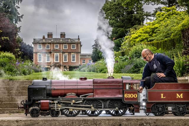 The miniature railway at Newby Hall