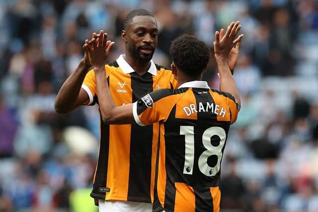 Hull City defender Cody Drameh (right) left the club on deadline day for Genoa. (Image: David Rogers/Getty Images)