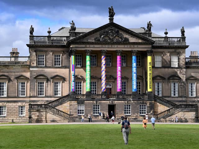 The chain will be restored to the East Front of Wentworth Woodhouse, where a similar one stood for two centuries