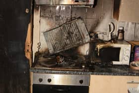 The fire, at Berkeley Grove, Harehills, broke out due to the oven