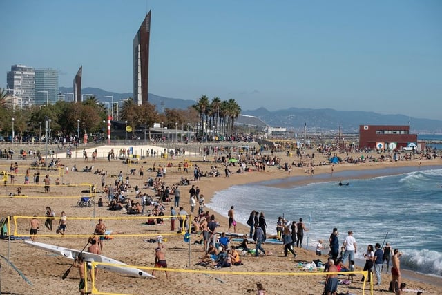Barcelona is expected to reach 30C on Sunday and Monday and 28C on Tuesday.