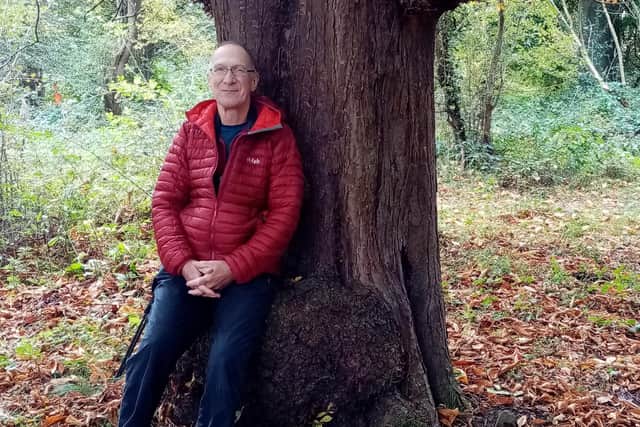 Dave Green, from Huddersfield, found out he had incurable blood cancer after a child fell on top of him during a climbing mishap, breaking his back.