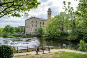 New Mill on the banks of the River Aire in Saltaire