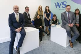 Sales and lettings - (from left) WS Residential's Michael Hirst, Adam Powell, Rachel Benn, Samantha Weatherill, Shona Hardacre, Lisa Frost, Ben Waites and Geraldine Roby. Picture: Tim Baker