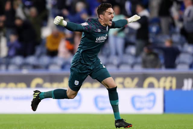 WELCOME BACK: Huddersfield Town goalkeeper Lee Nicholls proved the doubters wrong by returning from injury before the end of the season. Picture: Charlotte Tattersall/Getty Images