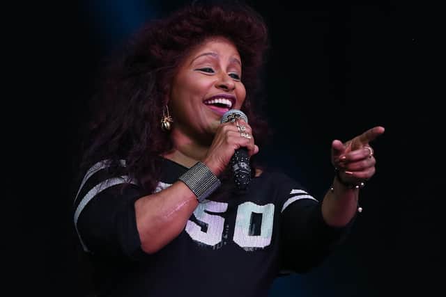 Chaka Khan performing at Electric Picnic festival. Picture: Niall Carson