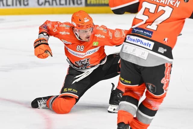 CLEAR: Marc-Olivier Vallerand is cleared to play in tonight's Play-off Quarter-Final first leg against Fife Flyers at Ice Sheffield. Picture: Dean Woolley/Steelers Media.