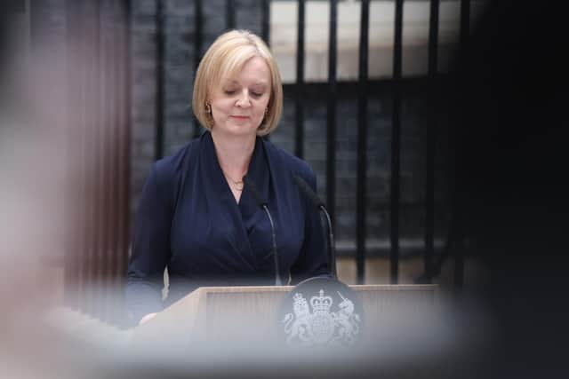 Prime Minister Liz Truss outside 10 Downing Street. PIC: James Manning/PA Wire