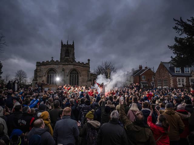 The Haxey Hood 2020, the last year it was held
