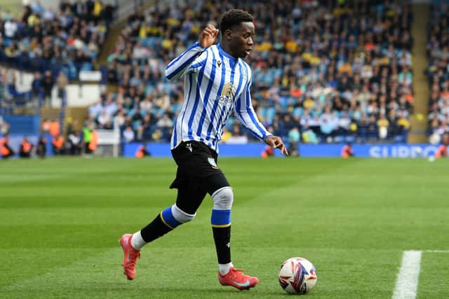 SOLD: Djeidi Gassama has joined Rangers (Image: Steve Ellis)