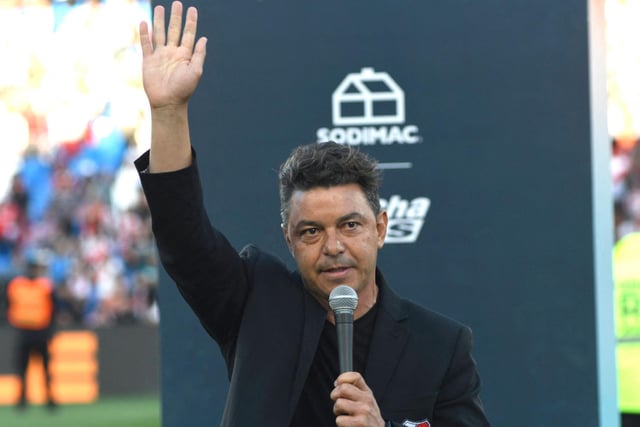 River Plate's coach Marcelo Gallardo remains high up on the betting and is constantly mentioned and is the last of a clutch of managers at 16/1 (Picture: ANDRES LARROVERE/AFP via Getty Images)