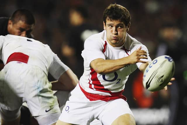 Danny Care making his England debut against the New Zealand All Blacks at Eden Park on June 14, 2008 in Auckland (Picture: Ross Land/Getty Images)