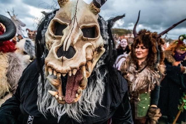 Krampus is a Germanic legend that is popular in central Europe - but it is spreading to other places like the USA.