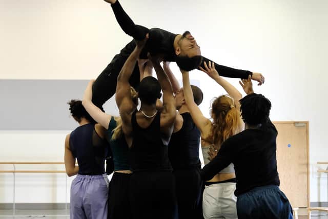 Phoenix Dance Theatre dancers in rehearsal for Requiem. Picture: Point of View Photography