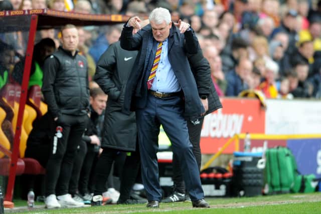 QUESTIONS ASKED: Bradford City manager Mark Hughes
